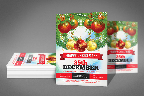 Christmas Celebration Flyer Template in Flyer Templates - product preview 1