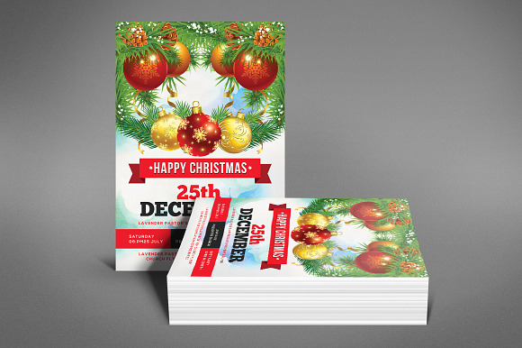 Christmas Celebration Flyer Template in Flyer Templates - product preview 3
