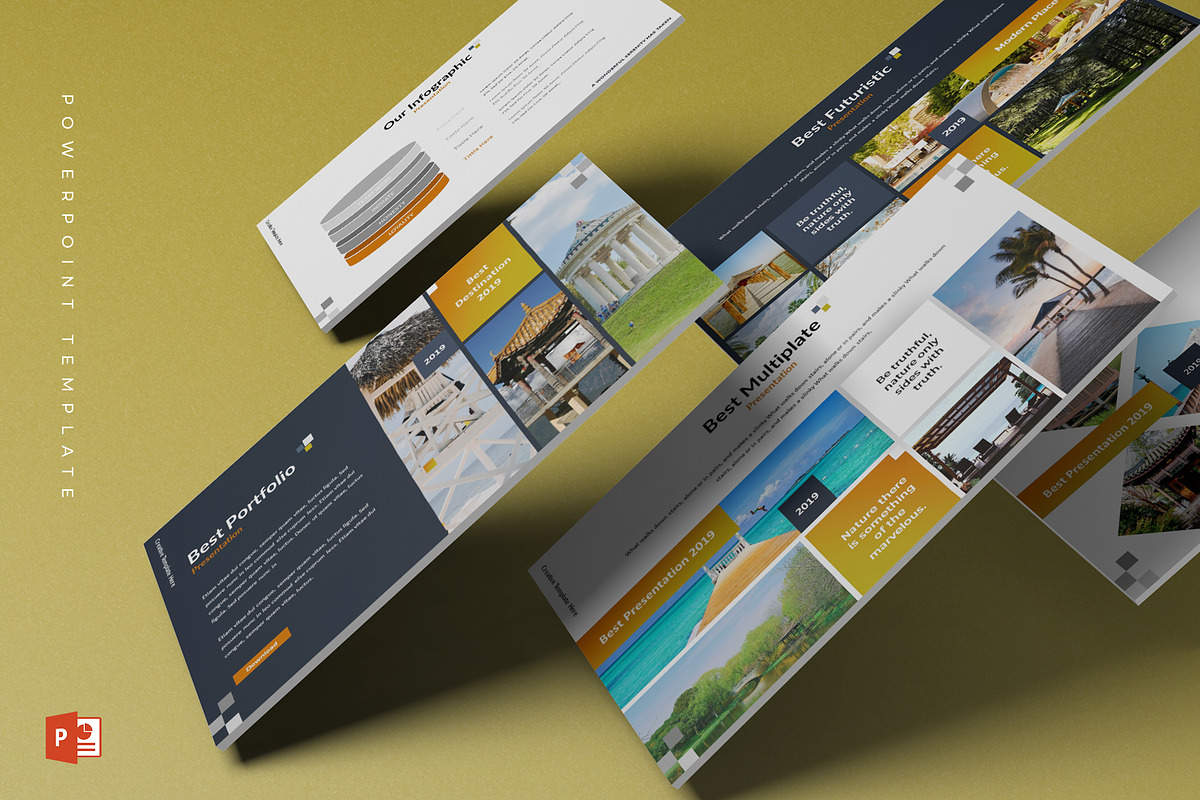 Temple - Powerpoint Template in PowerPoint Templates - product preview 8