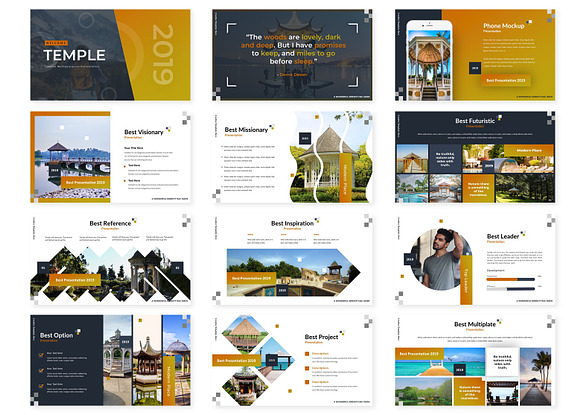Temple - Powerpoint Template in PowerPoint Templates - product preview 3