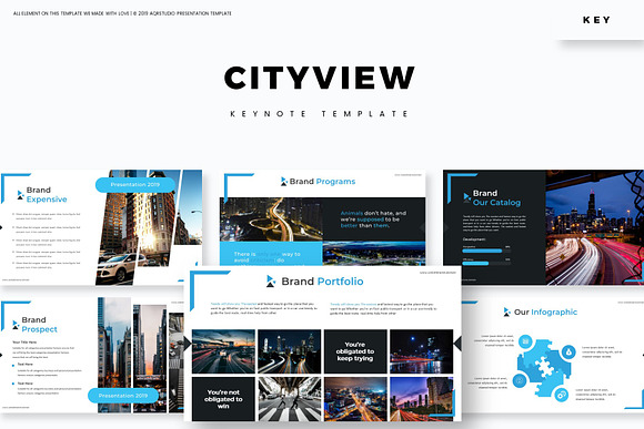 Cityview - Keynote Template in Keynote Templates - product preview 3