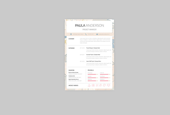 Court CV Resume Designer in Resume Templates - product preview 2