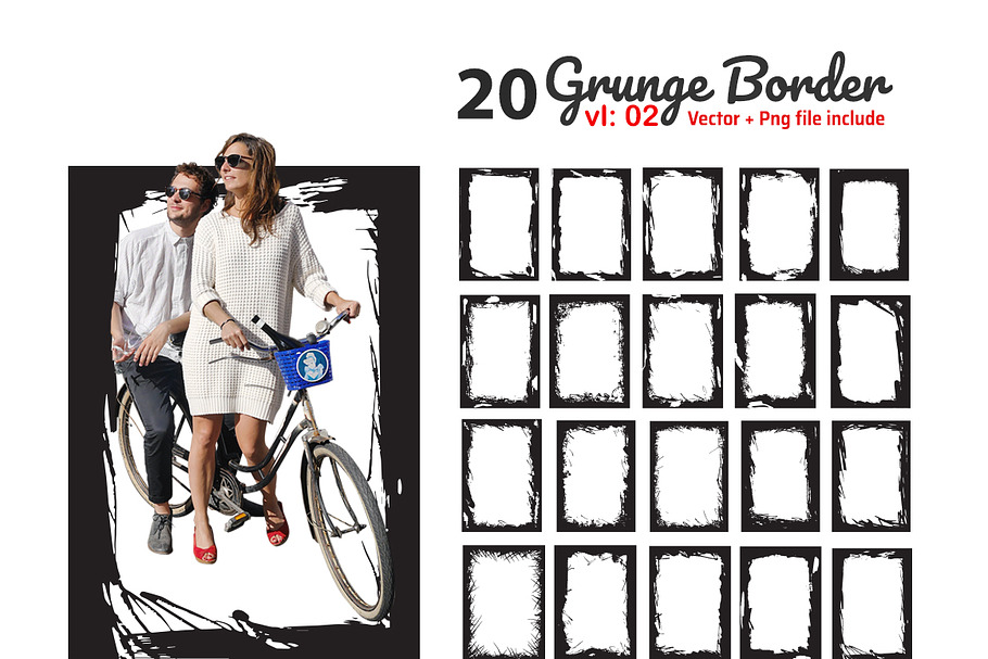 Grunge Border in Illustrations - product preview 8