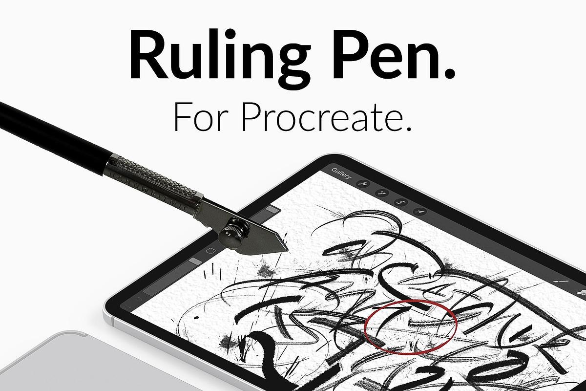 Ruling Pen for Procreate! in Add-Ons - product preview 8