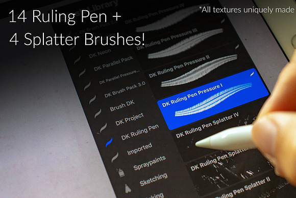 Ruling Pen for Procreate! in Add-Ons - product preview 5