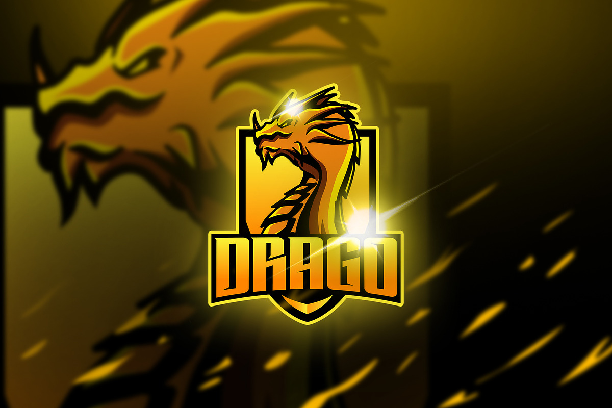 Drago - Mascot & Esport Logo in Logo Templates - product preview 8