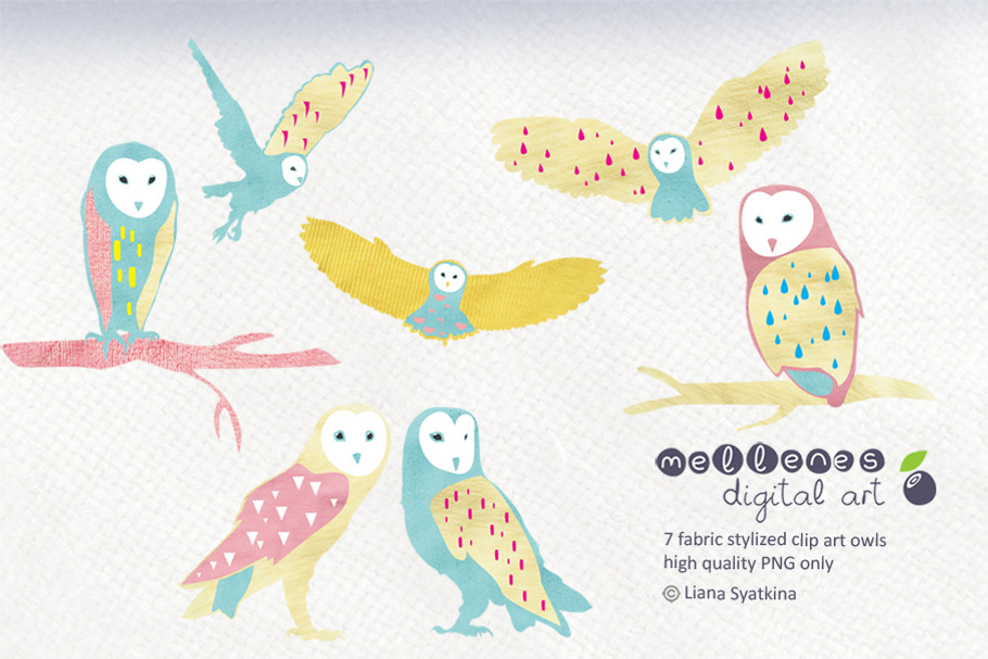stylized owl clip art images