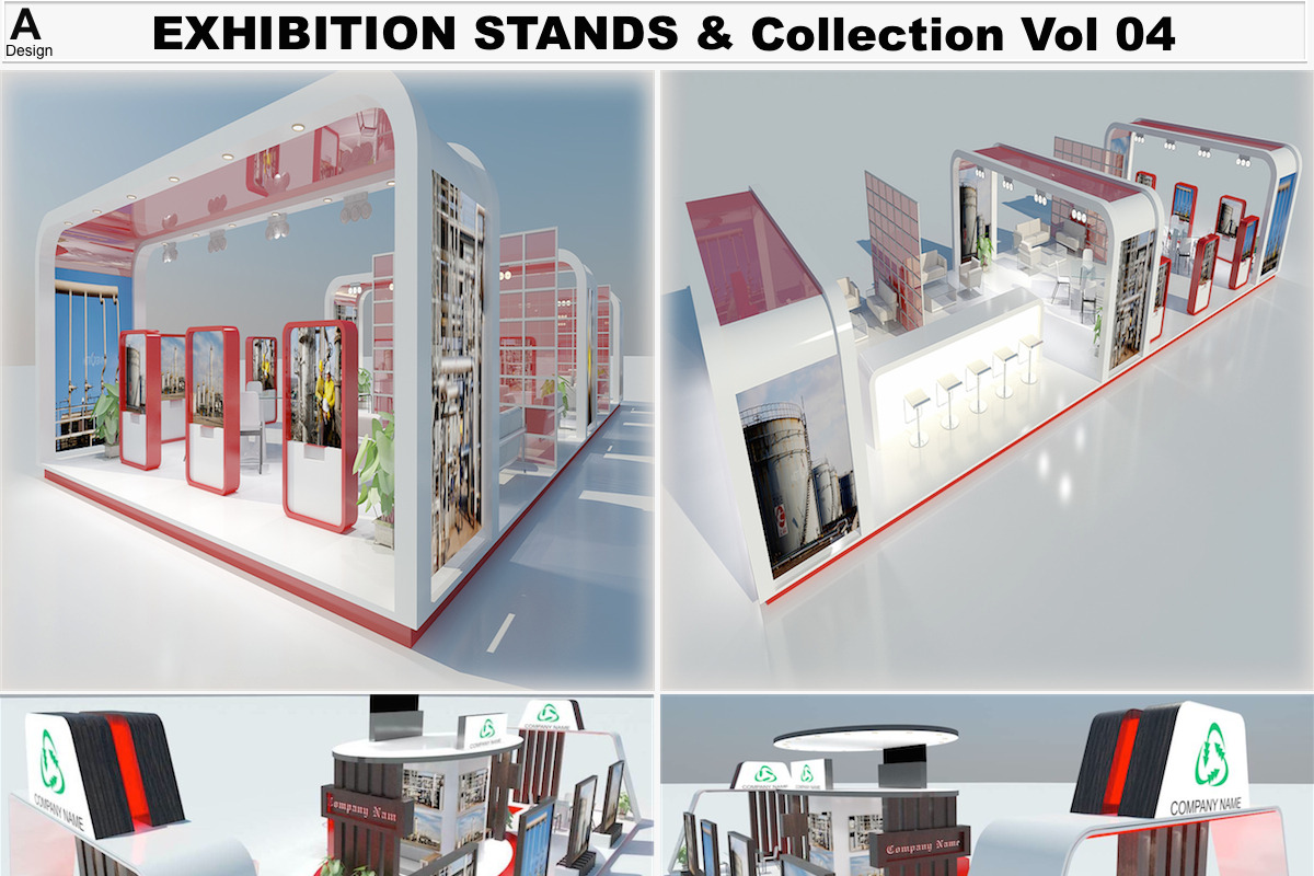 Exhibition Stands Collection 4 in Architecture - product preview 8