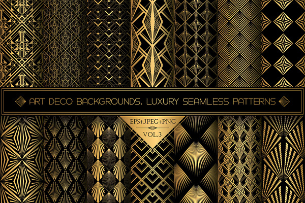 Art Deco Patterns Vol.3