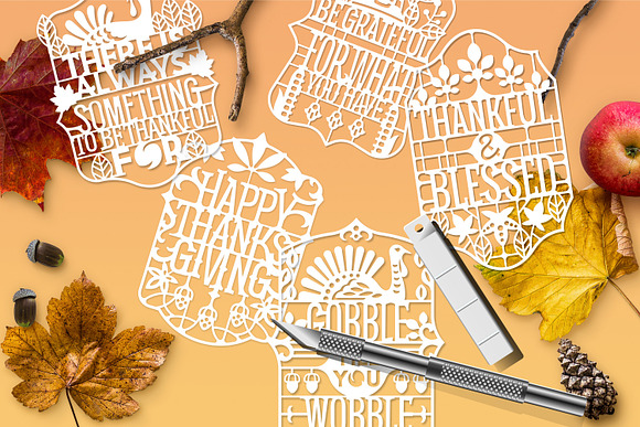 Bundle of Autumn Cutting File in Illustrations - product preview 1