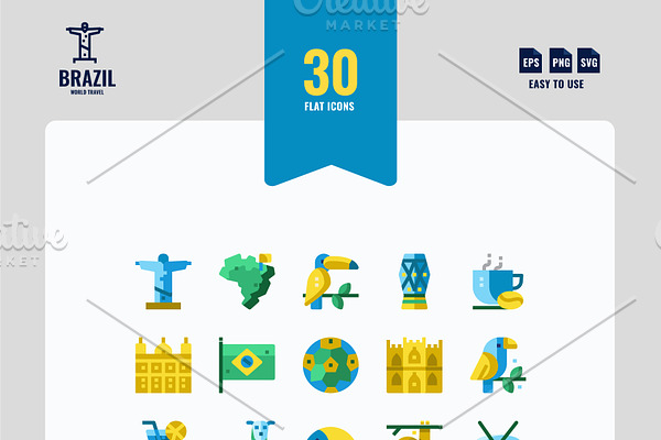 Brazil 90 Icons