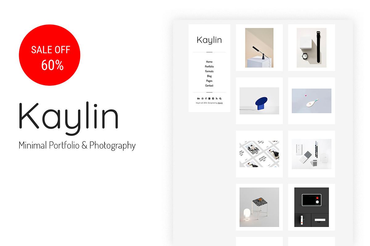 Kaylin - Portfolio & Photography in WordPress Portfolio Themes - product preview 8