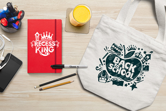 Back To School Quote SVG Bundle in Illustrations - product preview 3