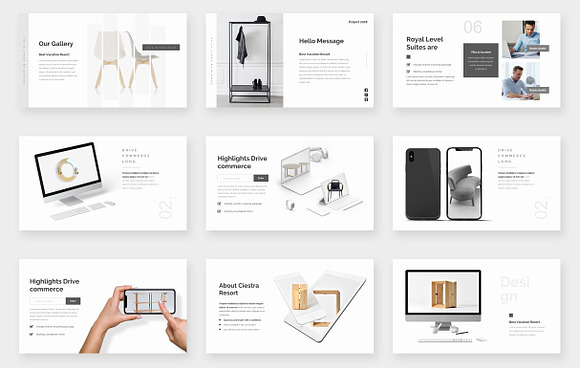 Volano Minimalism Powerpoint in PowerPoint Templates - product preview 4