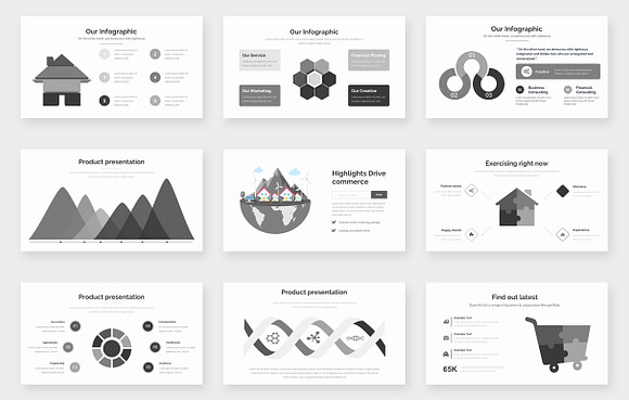 Volano Minimalism Powerpoint in PowerPoint Templates - product preview 8