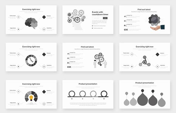 Volano Minimalism Powerpoint in PowerPoint Templates - product preview 11