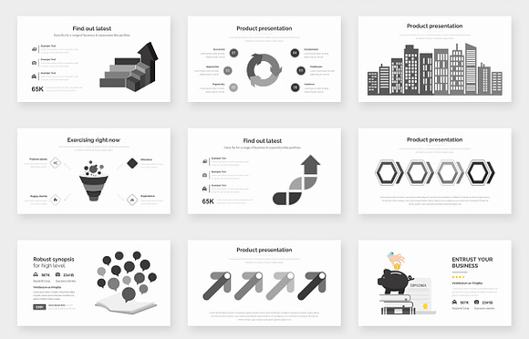 Volano Minimalism Powerpoint in PowerPoint Templates - product preview 12