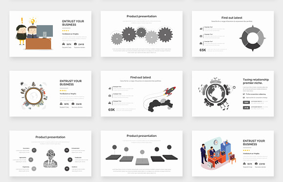 Volano Minimalism Powerpoint in PowerPoint Templates - product preview 15