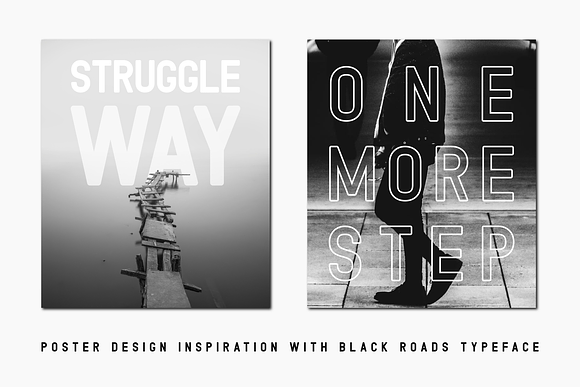 Black Roads - Bold & Rounded Sans in Sans-Serif Fonts - product preview 9