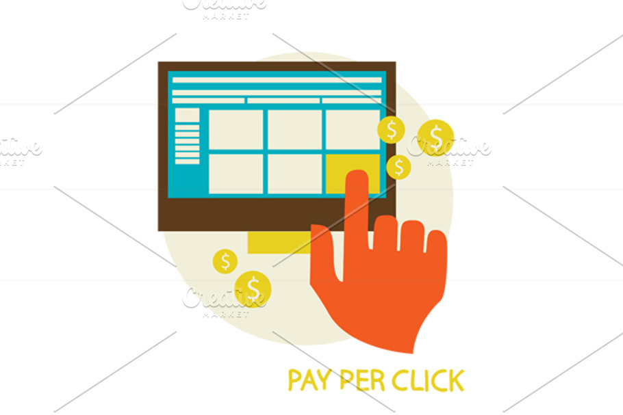 Pay Per Click in Illustrations - product preview 8