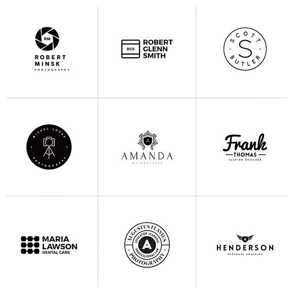 Name Based Logo Templates in Logo Templates - product preview 3