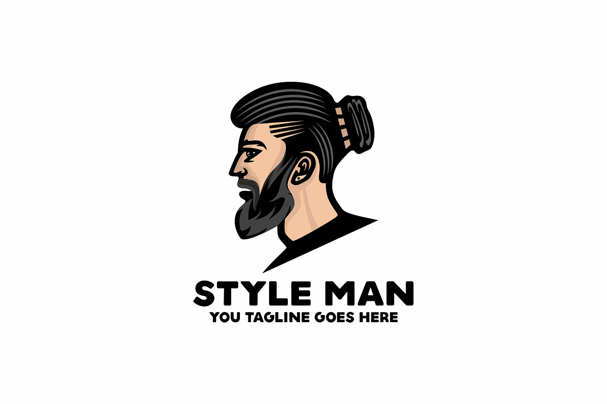 Style Man Logo in Logo Templates - product preview 8