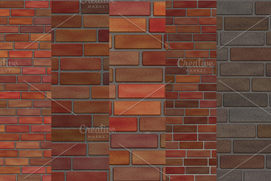 Brick wall textures 2 in Textures - product preview 8
