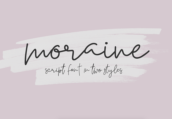 Moraine | A Handwritten Script Set in Script Fonts - product preview 6