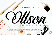 Ollson | Modern Style Typeface