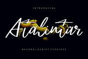 Atalintar | Natural Script Typeface