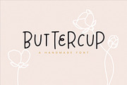 Buttercup Hand Lettered Sans Serif