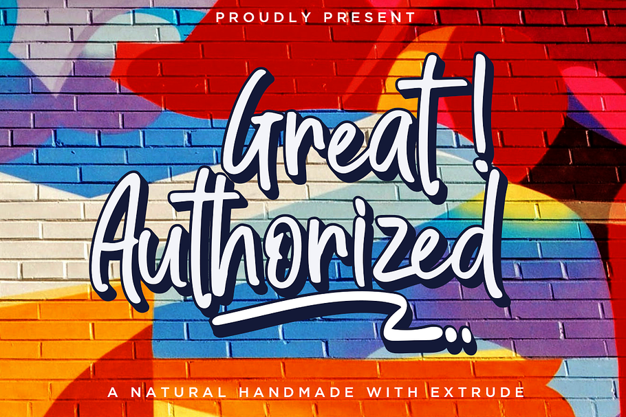 Great Authorized / Handmade Font in Display Fonts - product preview 8