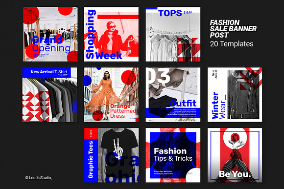 Indigo - IG Post Fashion Sale in Instagram Templates - product preview 3