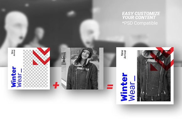 Indigo - IG Post Fashion Sale in Instagram Templates - product preview 4