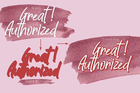 Great Authorized / Handmade Font in Display Fonts - product preview 4