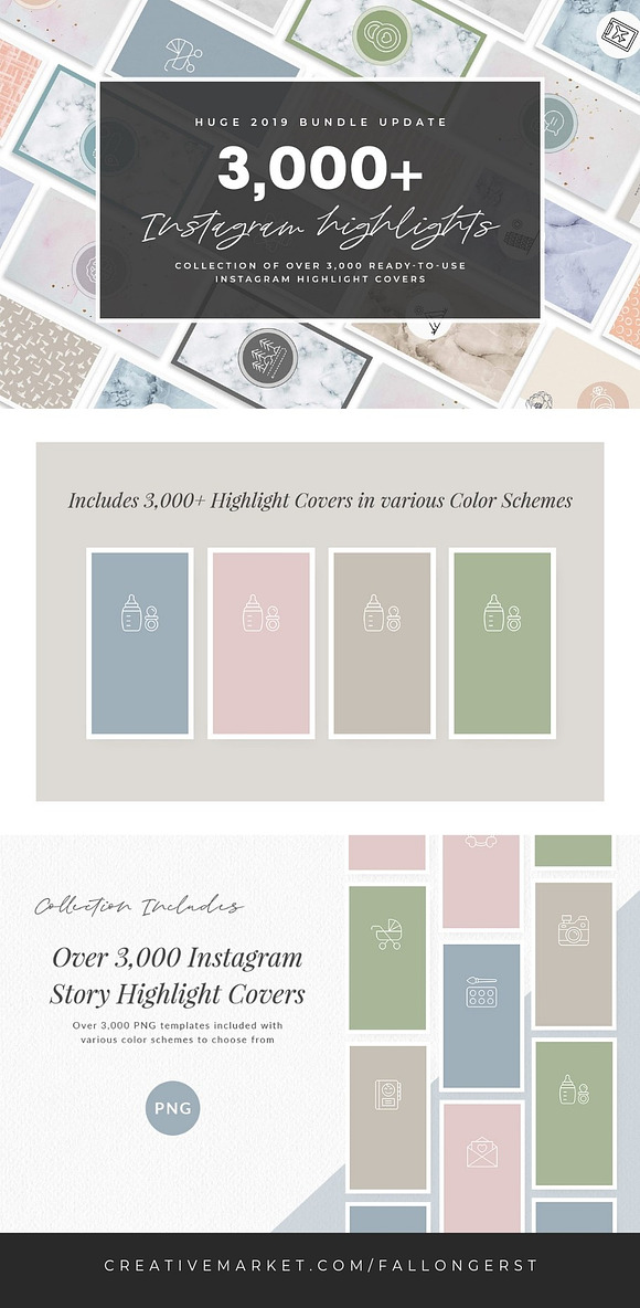 3,000+ Instagram Highlight Covers in Instagram Templates - product preview 81