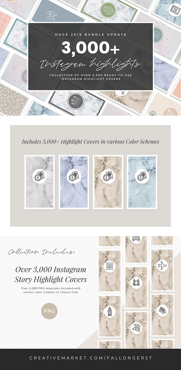 3,000+ Instagram Highlight Covers in Instagram Templates - product preview 84