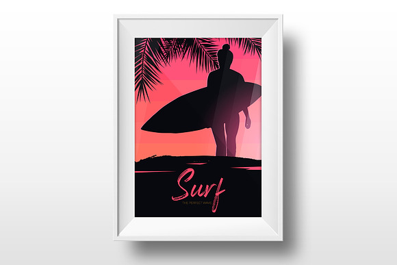 Surf Posters. in Illustrations - product preview 2