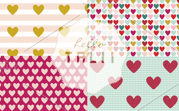 Sweet Valentine Paper Pack in Patterns - product preview 1