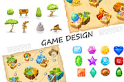 Cartoon Game Elements Collection