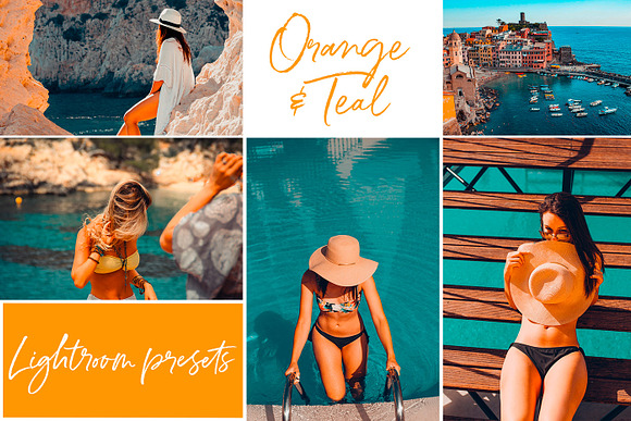 Orange & teal Lightroom Presets in Add-Ons - product preview 1
