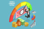 Mobile credit rating app