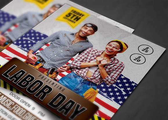 Labor Day Flyer in Flyer Templates - product preview 3