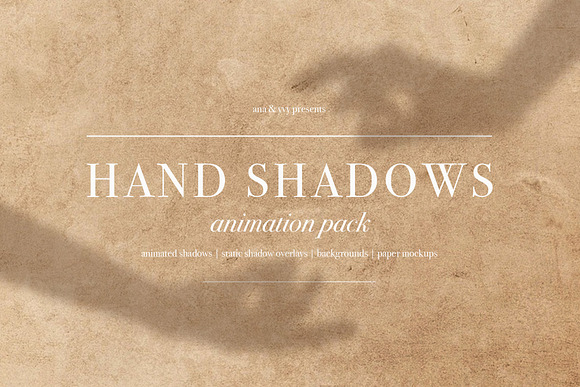 Animated Hand Shadows | overlay in Product Mockups - product preview 5