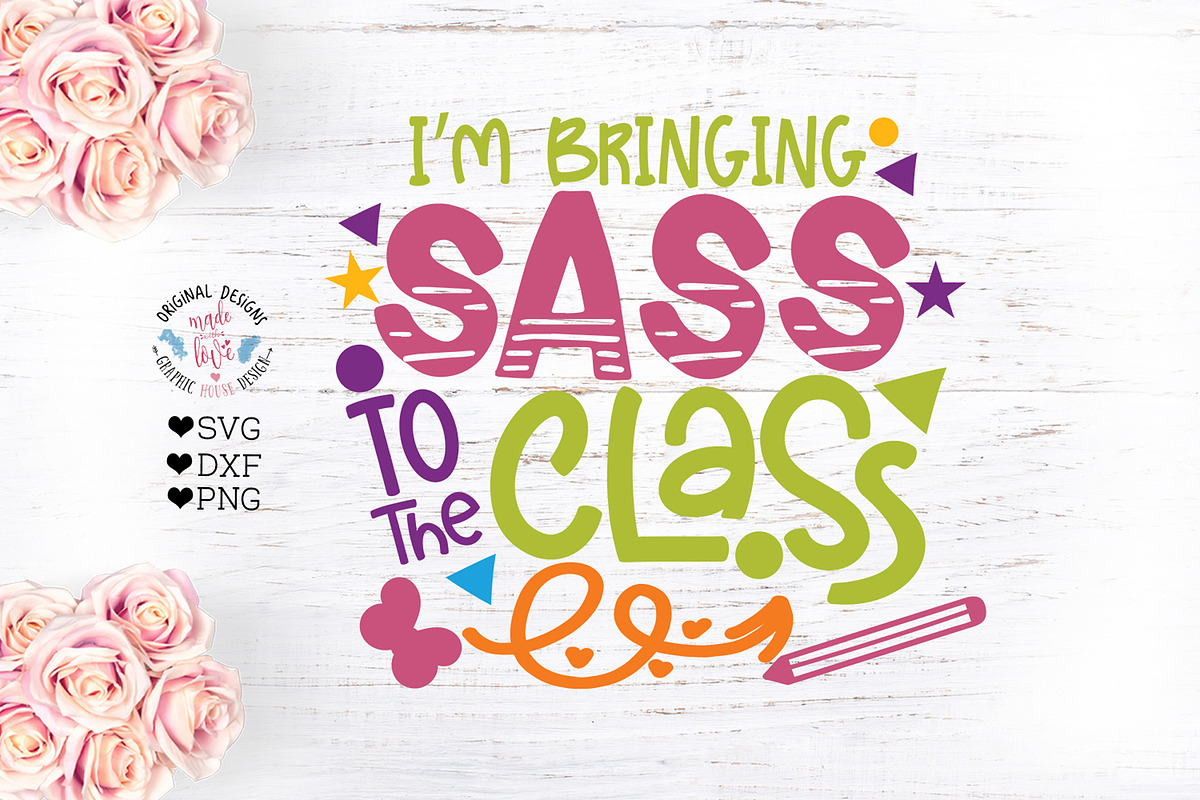I'm Bringing Sass to the Class in Illustrations - product preview 8