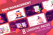 Time management landing pages