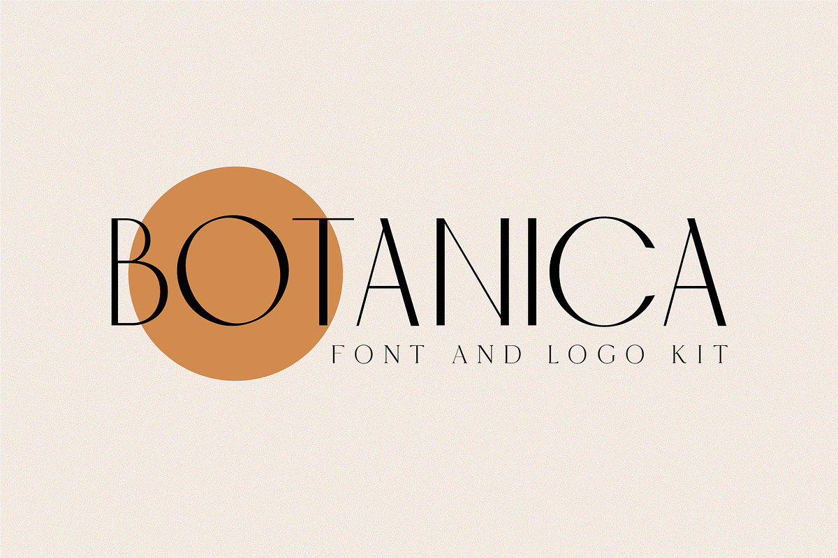 BOTANICA - FONT AND LOGO KIT in Sans-Serif Fonts - product preview 8