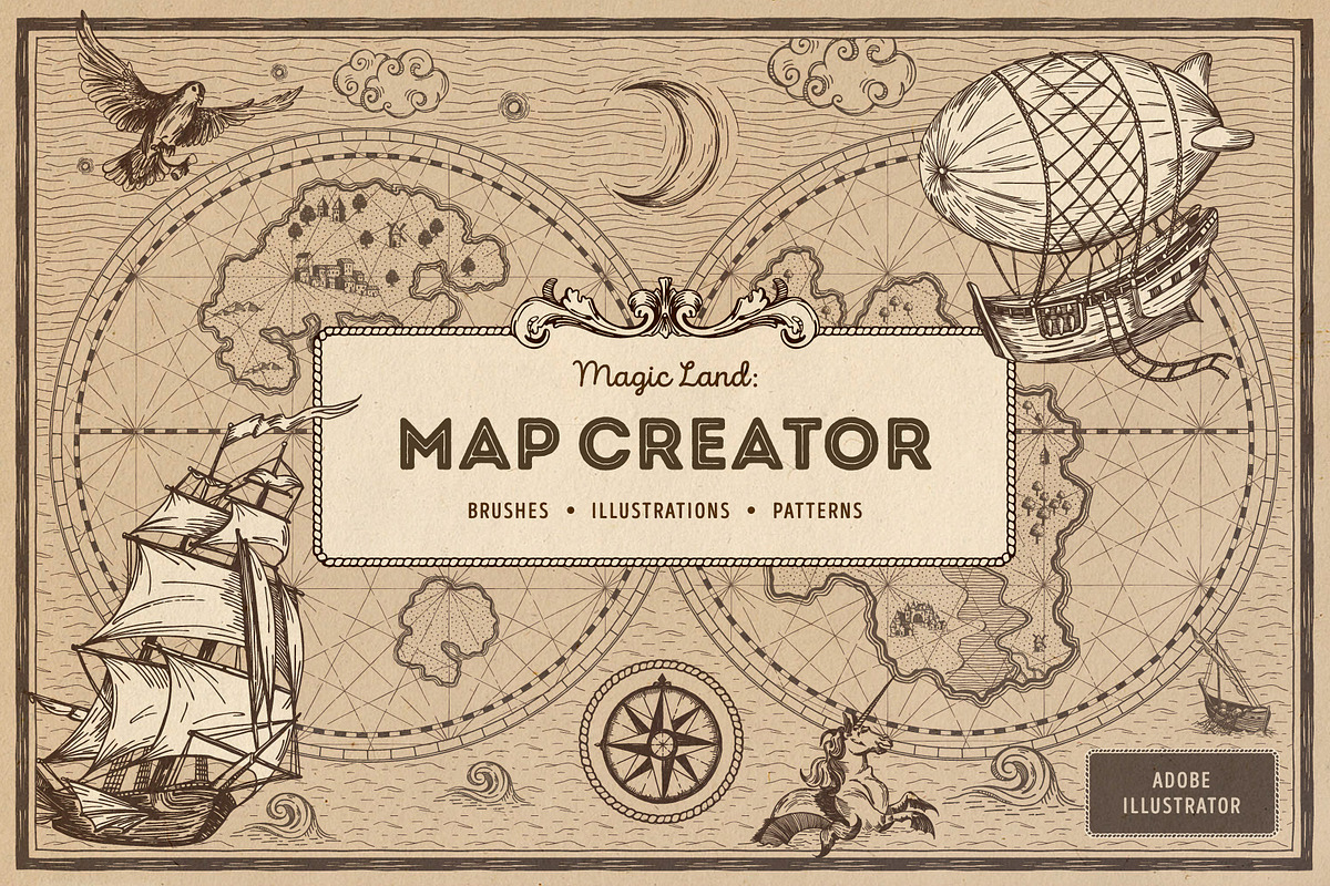 Magic Lands: Vintage Map Creator in Add-Ons - product preview 8