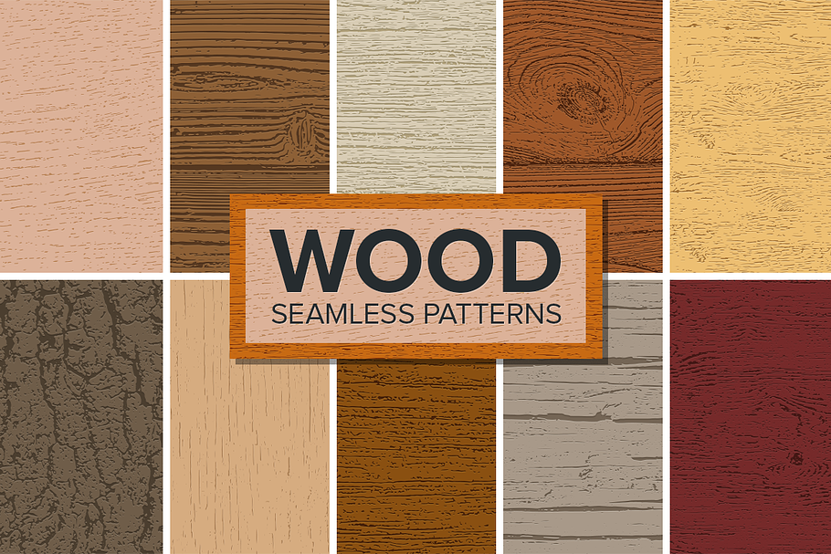 21 Wood Patterns - Bundle