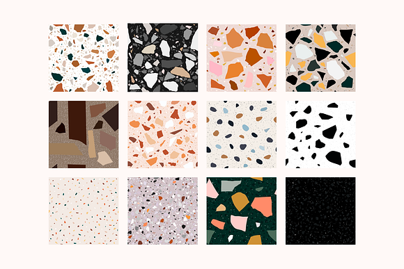 12 Terrazzo Seamless Patterns vol.2 in Patterns - product preview 8